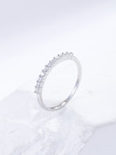 Load image into Gallery viewer, Cubic Zirconia Decor Silver Ring
