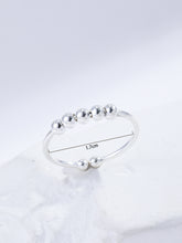 Load image into Gallery viewer, Bead Decor Silver Ring
