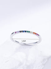 Load image into Gallery viewer, Rhinestone Decor Silver Ring
